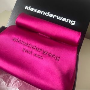 alexanderwang - Pink Silk Lunch Sac Clutch